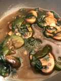 Spinach Mushroom Soupy Ting