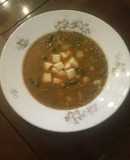 Lentejas con chile poblano