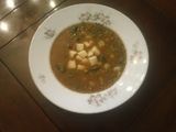 Lentejas con chile poblano