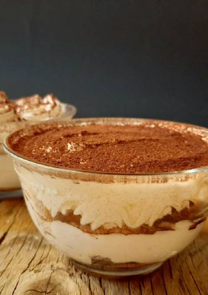 Una foto de Tiramisú sin huevos