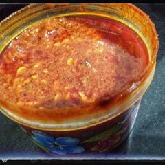 Sechezwan chutney for Chinese bhel A picture of Sechezwan chutney for Chinese bhel.