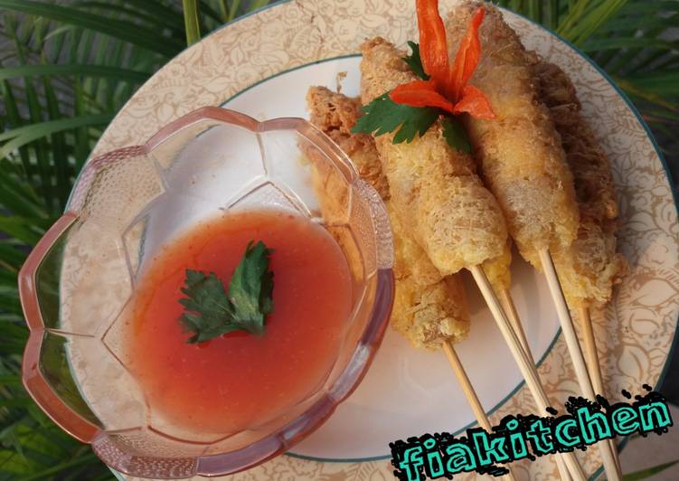 Bahan Cilor Gulung 🍡😉 | Cara Membuat Cilor Gulung 🍡😉 Yang Enak Banget