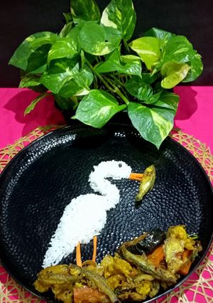 A picture of Choto Macher / Small fish Chorchori Bengali Recipe.