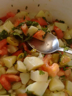 Una foto de Ensalada de patatas. ॐ