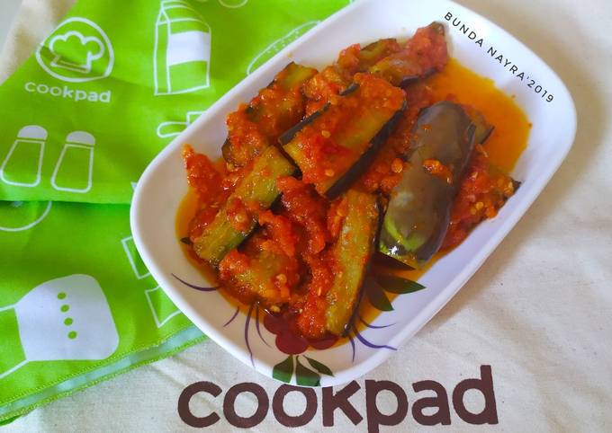 Standar Cara mudah memasak Sambal Terong Ungu yang nikmat