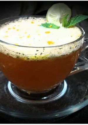 অরেঞ্জ আইস টি(orange iced tea recipe in Bengali রেসিপির প্রধান ছবি