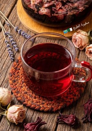 صورة لوصفة شاي الورد🌸🌹🌷🌺 أو شاي العطري