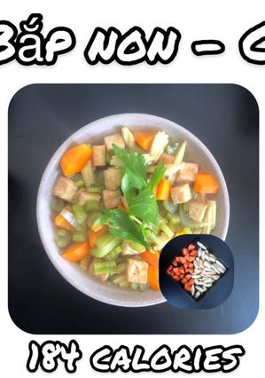 Hình của món Soup bắp non - cần tây | Món chay.