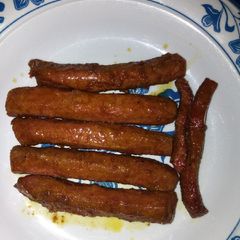 A picture of Grilled sausages.