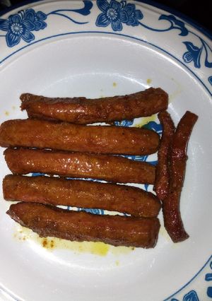 A picture of Grilled sausages.