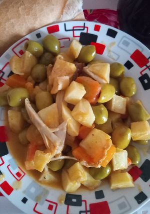 صورة لوصفة زيتون بدجاج