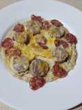 Tortita clara a la pizza