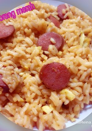 Foto resep Nasi goreng merah