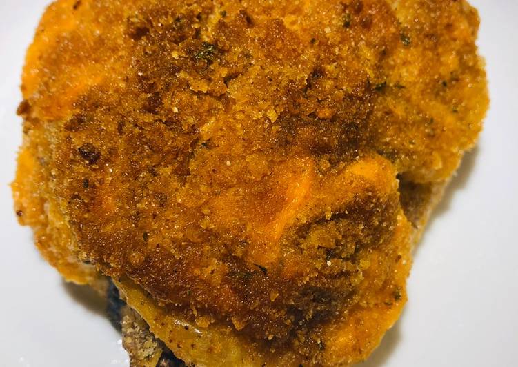 Steps to Make Homemade Crispy Baked Mayo Chicken 🍗 Thighs