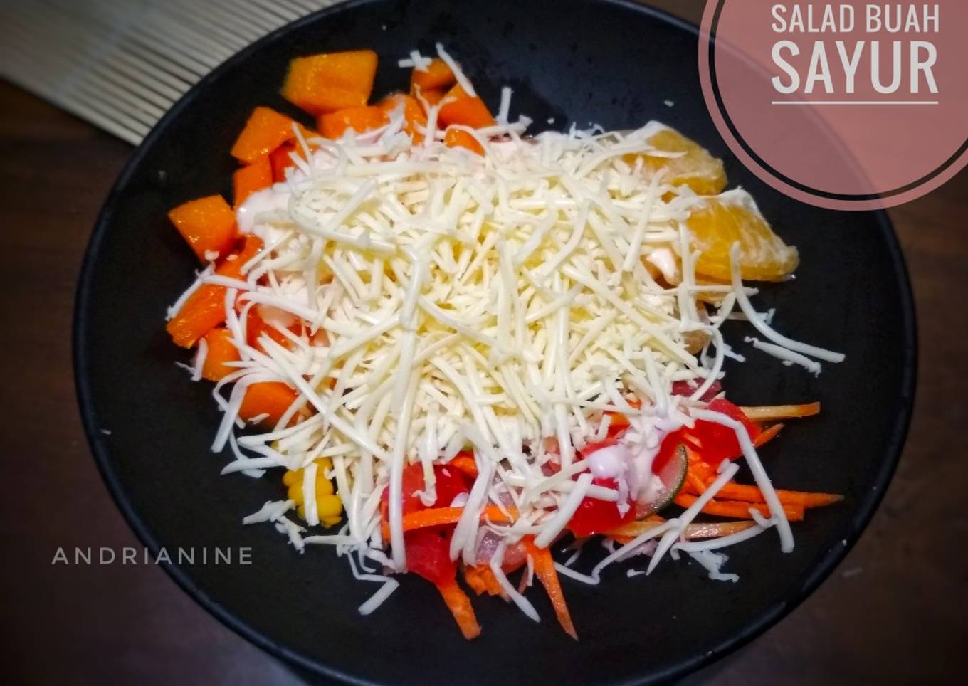 Salad Buah Sayur - resep kuliner nusantara