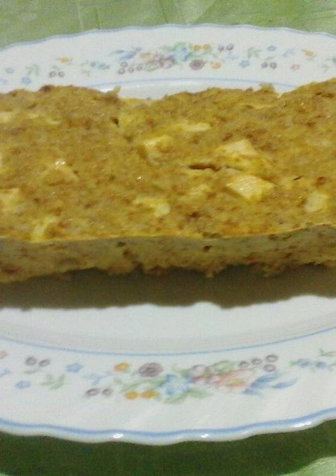 Una foto de Budín de pan light
