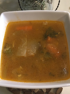 Una foto de Sopa de Calabaza Asada