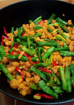 Foto resep Orek Tempe Kacang Panjang