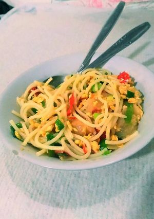 Foto resep Seblak mie spaghetti 🍝🍴