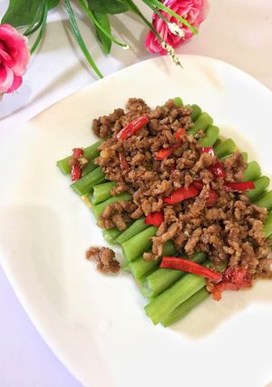Foto resep Baby buncis daging giling