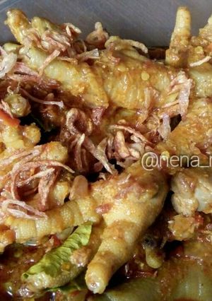 Foto resep Ceker Super Pedas (ceker ceurik)
