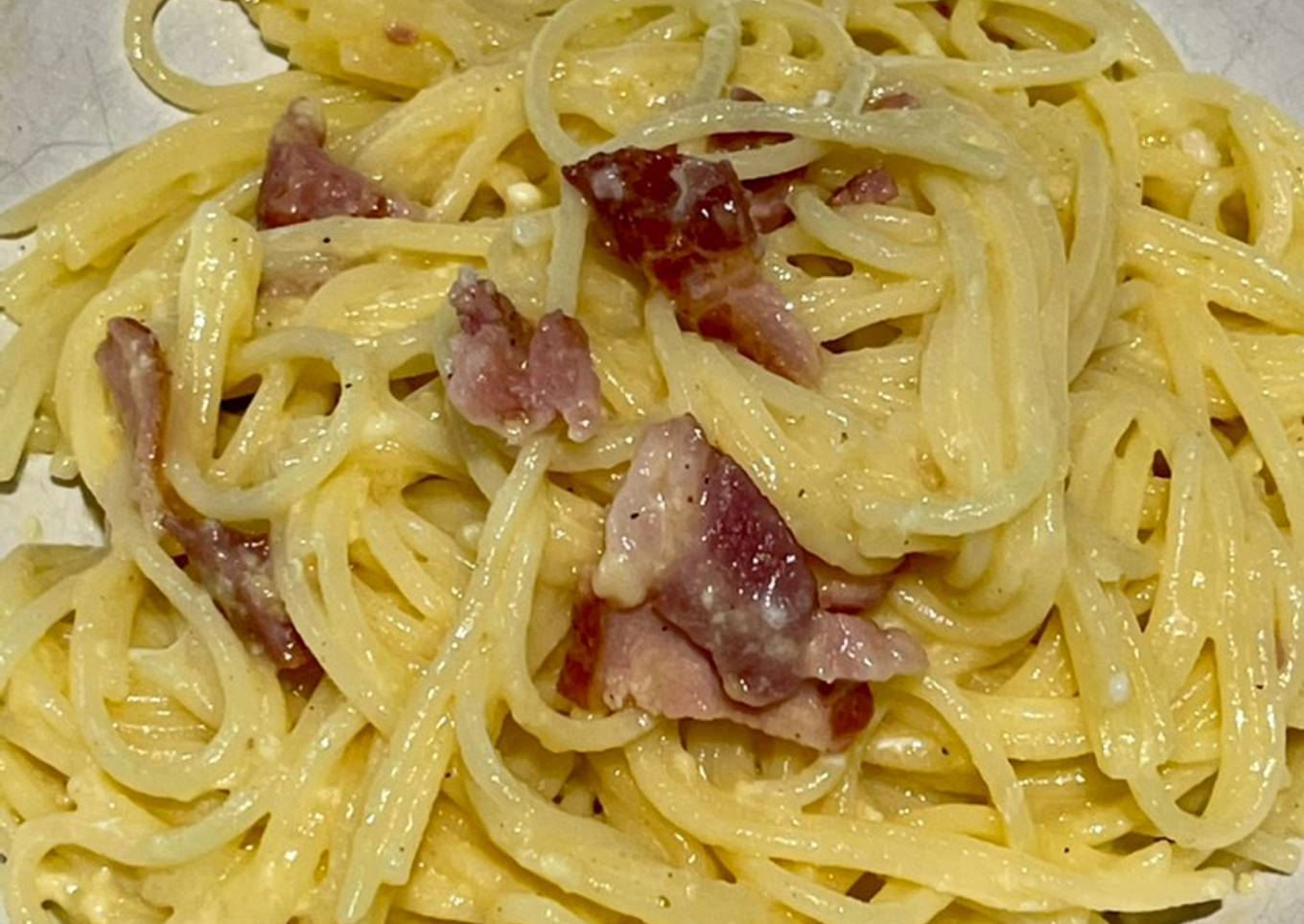 Gluten Free Dairy Free Carbonara