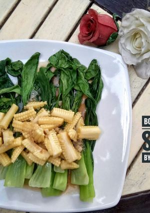 Foto resep Bokcoy siram saos
