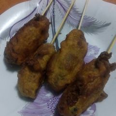 A picture of Eggless corndogs.