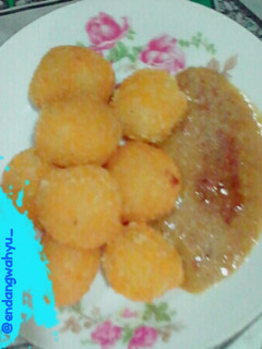Foto resep Cilok Crispy Sambal Kacang (Praktis & Ekonomis)