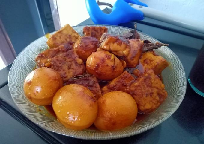 Resep Tahu tempe telur bacem, Menggugah Selera