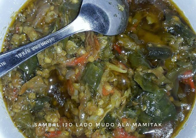 Sambal ijo lado mudo sederhana