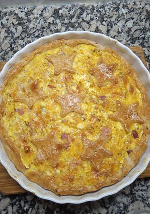 Una foto de Tarta panceta, ricota etc