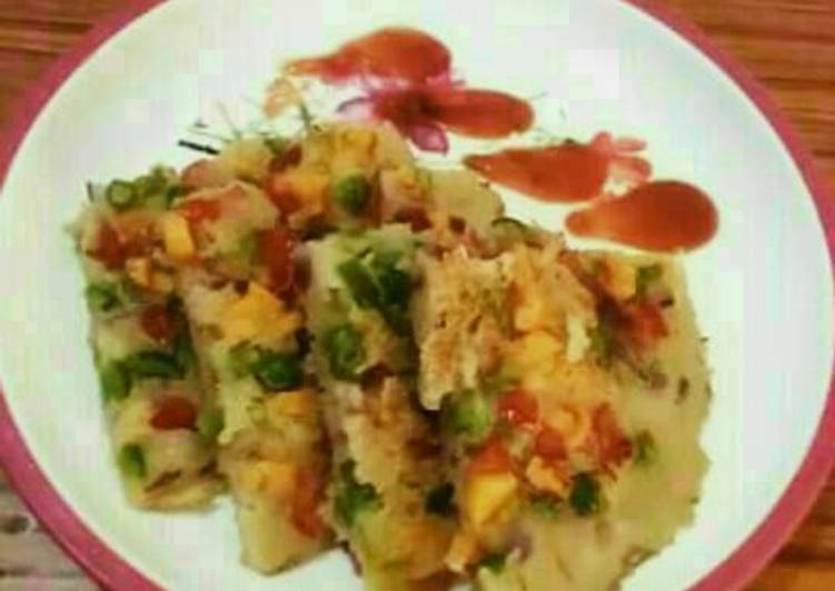 Recipe of Favorite Instant Veg Uttapam