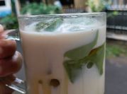 Gambar es matcha cincau