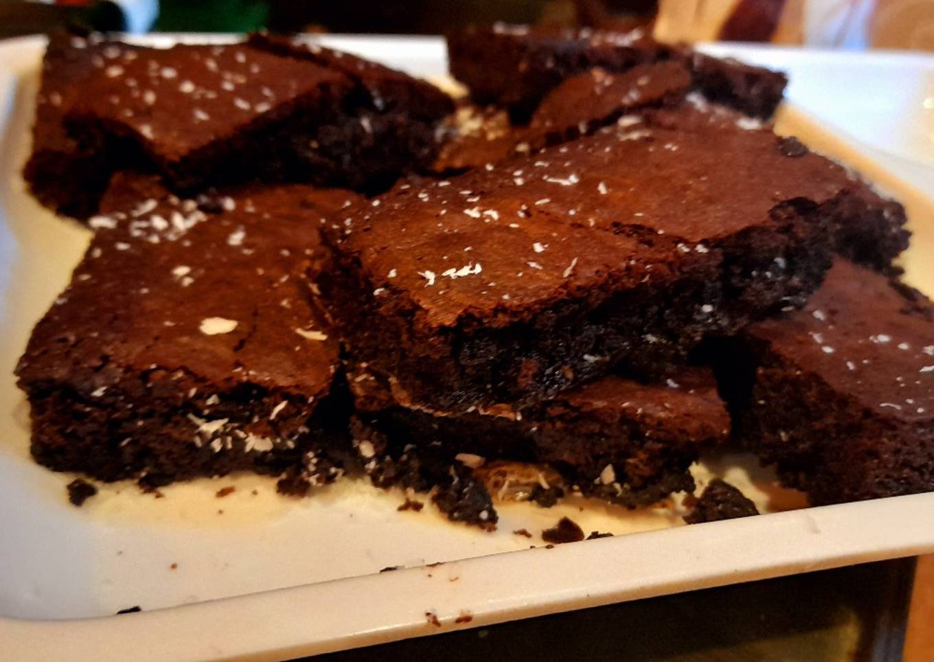😜😜Coconut fudge brownie 😛😛😛🥳
