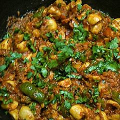 A picture of Kadhai mushroom masala.