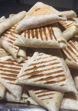 Une photo de Mini Tacos de Poulet Curry