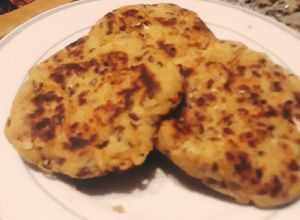 Una foto de [Sin harina] hamburguesas de okara de soya