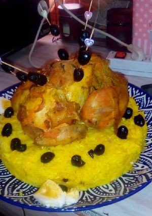 صورة لوصفة دجاج بشعيرية ورز