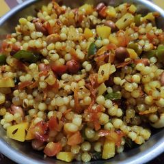 A picture of Sabudana khichdi.