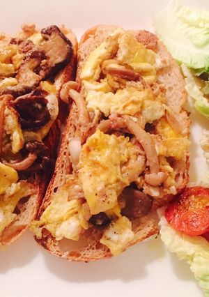 Foto principal de Tostadas de setas al foie
