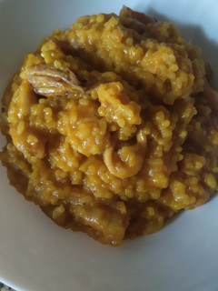 Una foto de Arroz caldoso de pescado en Mambo