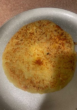 Una foto de Rosti de patata jamón y queso