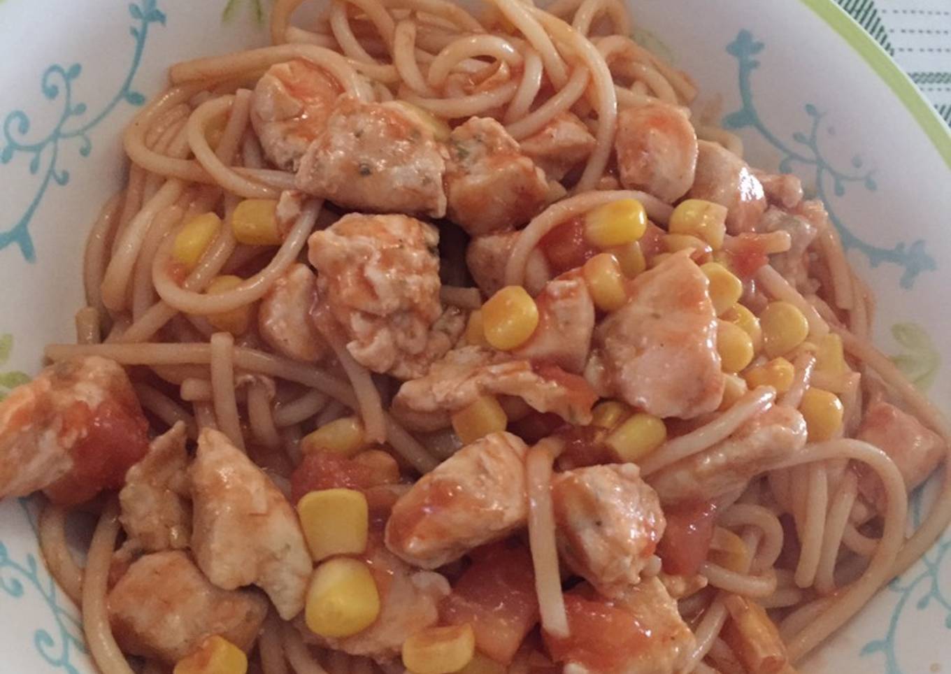 Pasta a la pizza