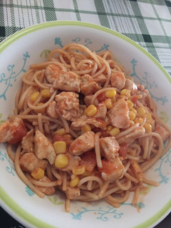Una foto de Pasta a la pizza