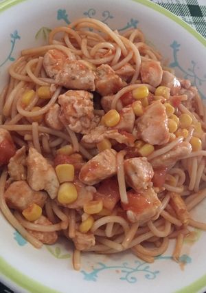 Una foto de Pasta a la pizza