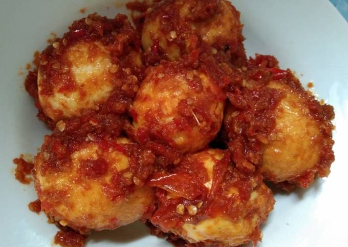 Ternyata ini loh! Resep memasak Telur Balado Simpel yang istimewa