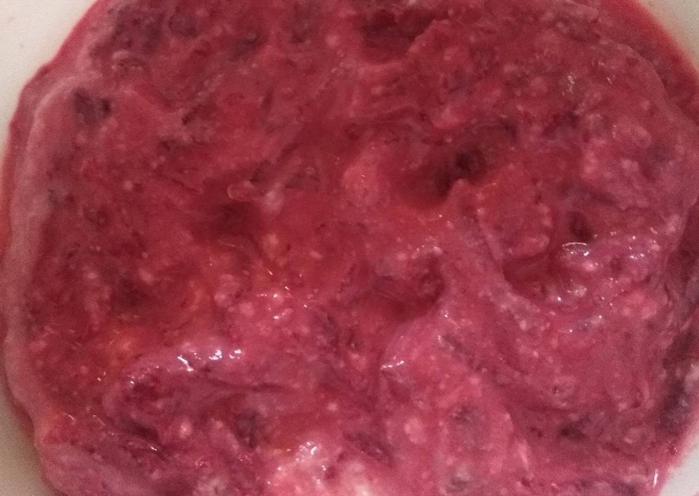 Beetroot raita