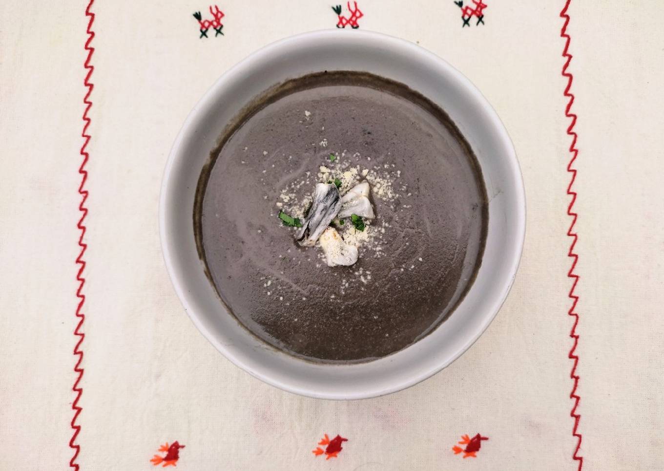 Crema de Huitlacoche 🌽🍄