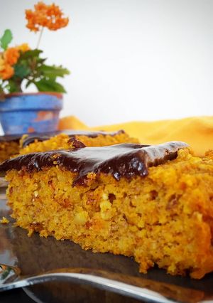Foto de Bolo de cenoura com farinha de amêndoa